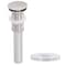 Novatto SQUARED Single Lever Waterfall Vessel Faucet Set, PVD Brushed Nickel/ Clear Glass GF-011BN-C-PUD - alternate 2